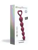 Love to Love Love to Love Bing Bang Anal Beads - Prune Medium