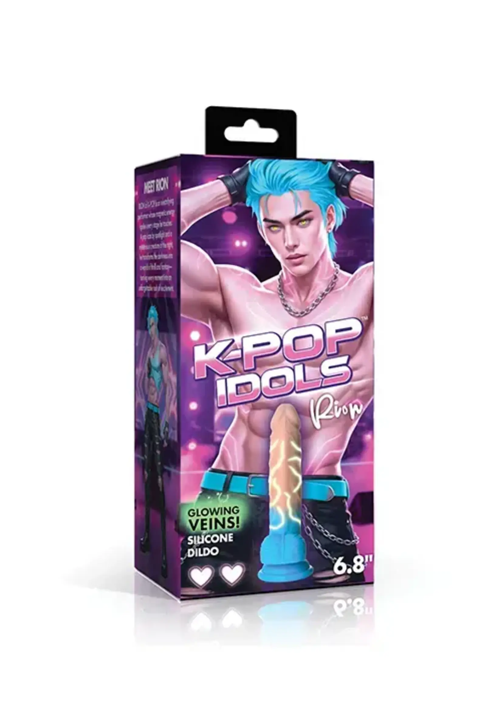 XR Brands K Pop Idols Rion Silicone Dildo with Balls