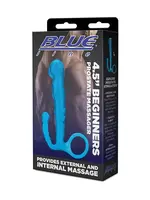 Blue Line Blue Line C & B 4.5" Beginners Prostate Massager - Jelly Blue