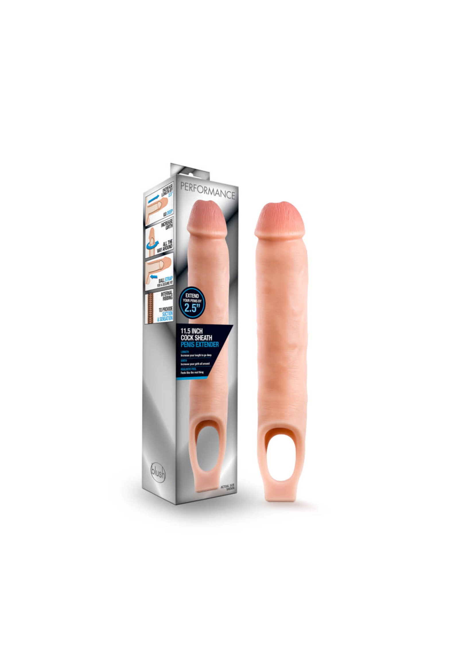 Performance Performance - 11.5 Inch Cock Sheath Penis Extender - Vanilla