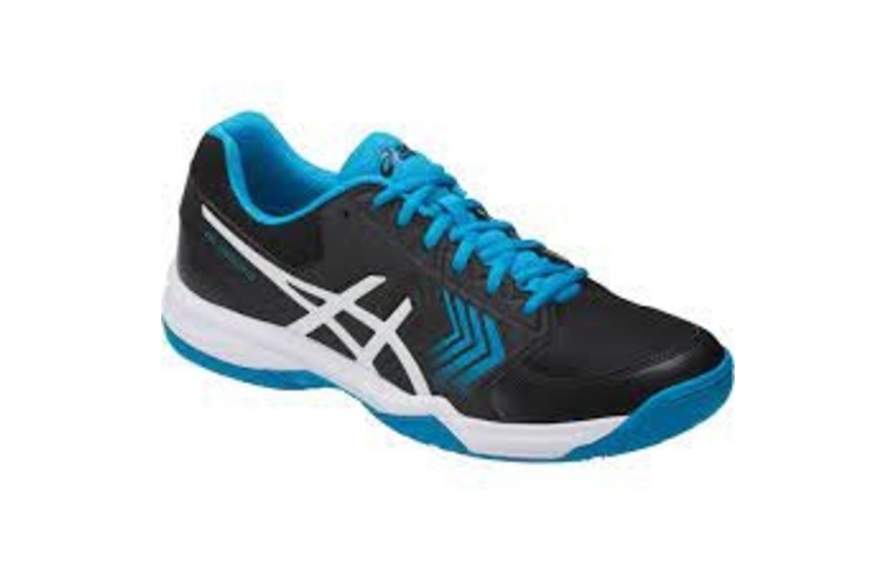 Asics Asics Gel Dedicate 5 Men s Tennis Shoe Black Hawaiian Surf White