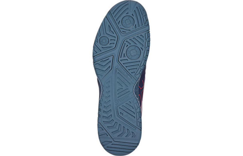 Asics Gel Challender 11 Men's Tennis Shoe (Blue Print/Red Alert)
