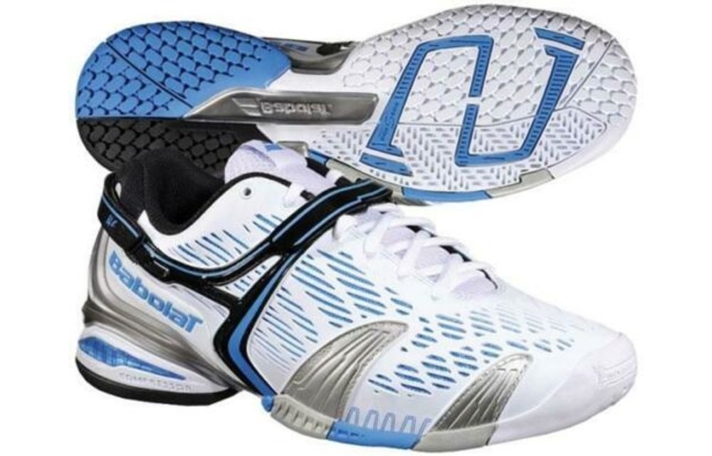 Babolat Propulse 4 All Court Men's Tennis Shoe (White/Blue)