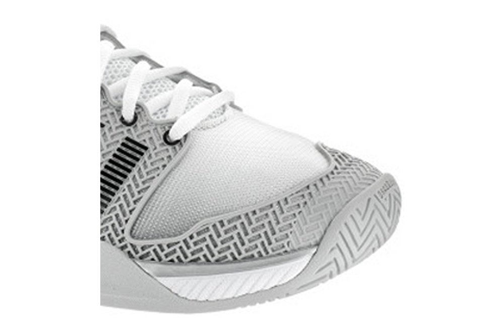 K-Swiss Hypercourt Express Men's Tennis Shoe (Glacier Grey/White/Silver)