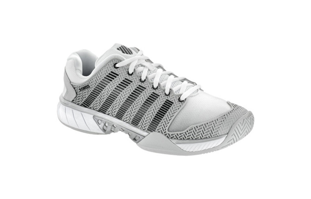 K-Swiss Hypercourt Express Men's Tennis Shoe (Glacier Grey/White/Silver)