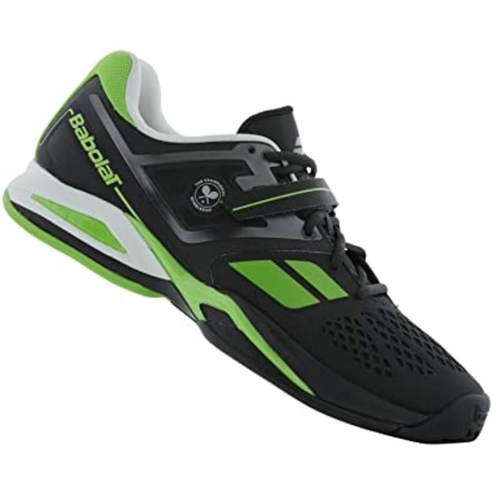 New Babolat Propulse BPM All Court Medium Black/Green Mens Tennis Shoes 