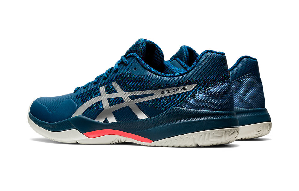Asics Gel Game 7 Men's Tennis Shoe (Mako Blue/Pure Silver)