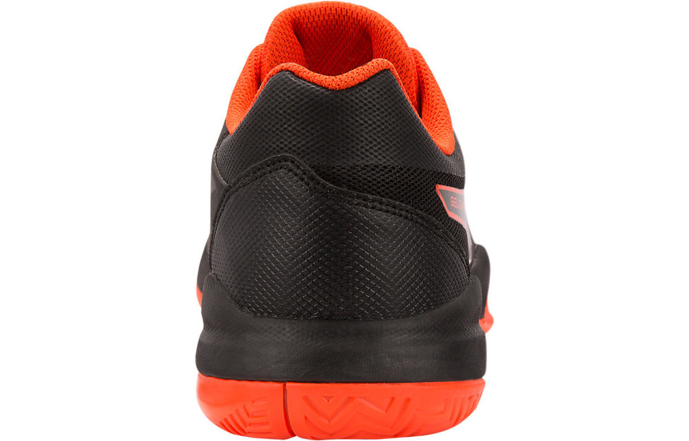 Asics Gel Game 7 Men's Tennis Shoe (Black/Cherry Tomato)