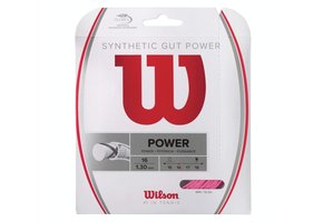 Wilson Synthetic Gut Power 16 G Tennis String (Pink)