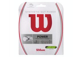 Wilson Synthetic Gut Power 16G Tennis String (Lime)