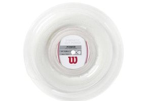Wilson Synthetic Gut Power 16 G Tennis String Reel 200m (White)
