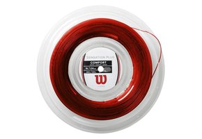Wilson Sensation Plus 16 G Tennis String Reel 200m (Red)