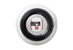 Wilson Sensation Plus 16 G Tennis String Reel 200m (Black)