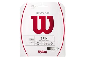 Wilson Revolve Spin 16 G Tennis String (White)