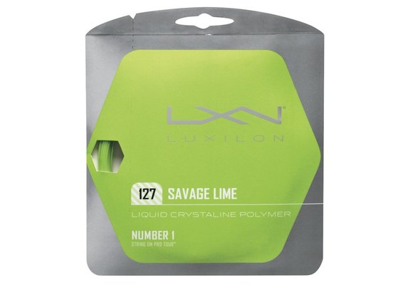 Luxilon Savage 16 Tennis String (Lime)