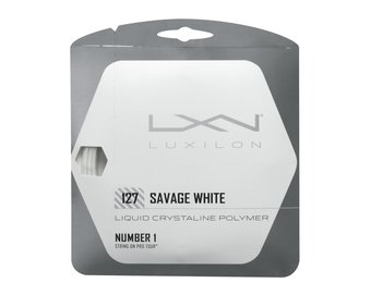 Luxilon Savage 16 Tennis String (White)