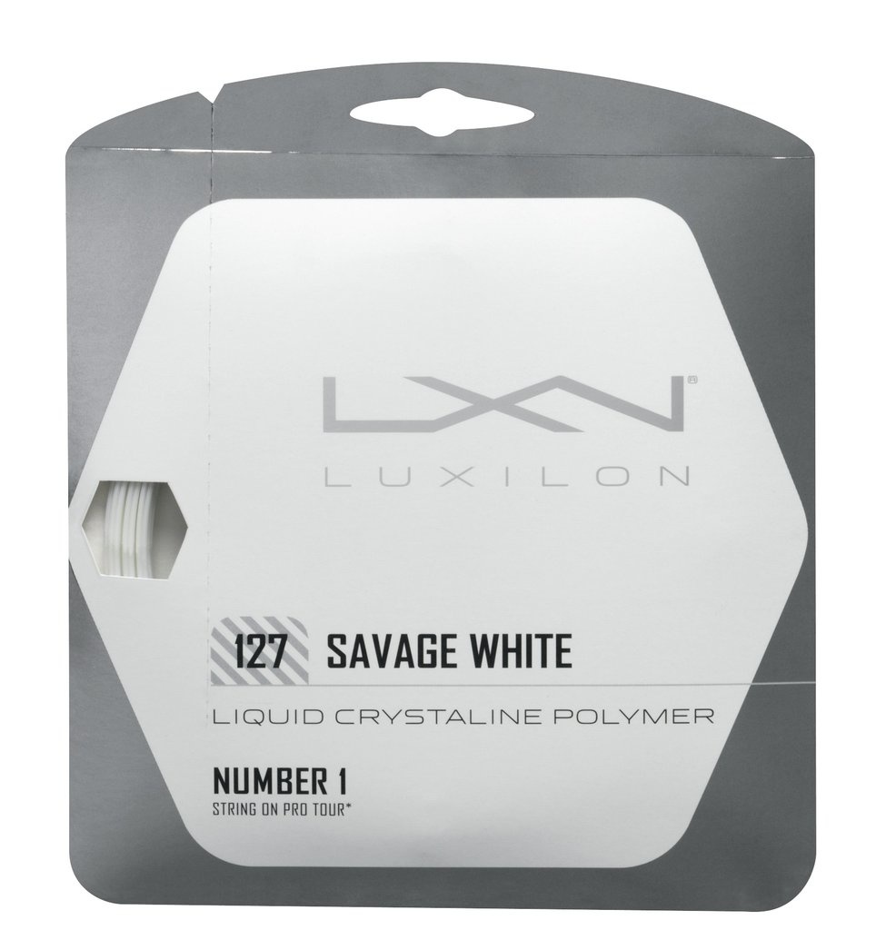 Luxilon Savage 16 Tennis String (White)