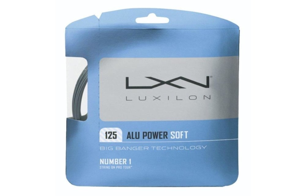 Luxilon Alu Power Soft 125/16L Tennis String (Silver)