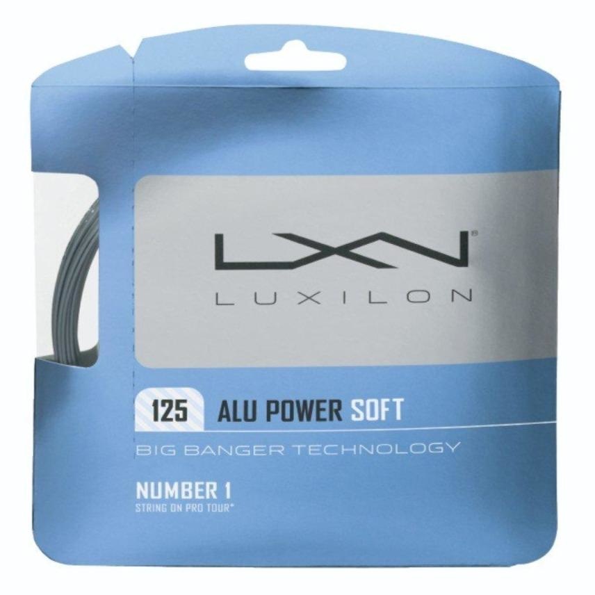 Luxilon Alu Power Soft 125/16L Tennis String (Silver)