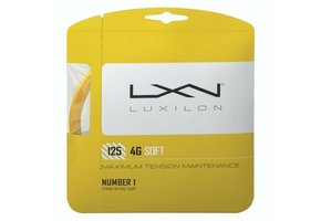 Luxilon 4G Soft 125/16L Tennis String (Gold)