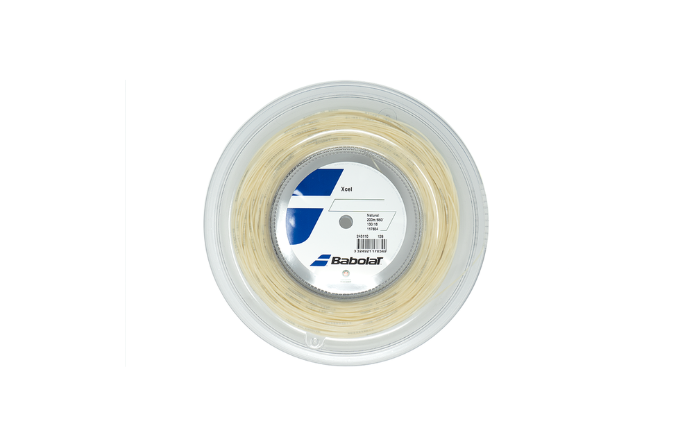 Babolat Xcel 130/16 Tennis String Reel 200m (Natural)