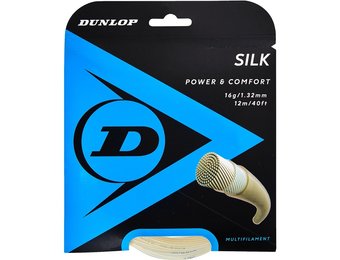 Dunlop Silk 16 G Tennis String (Black)