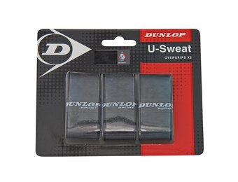 Dunlop U-Sweat  Overgrip x3 (Black)