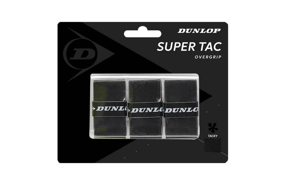 Dunlop Super-Tac Overgrip x3 (Black)
