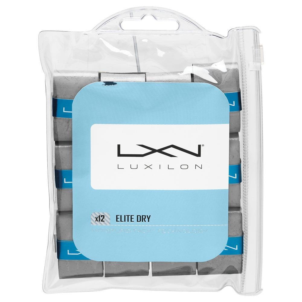 Luxilon Elite Dry  Overgrip x12 (Grey)