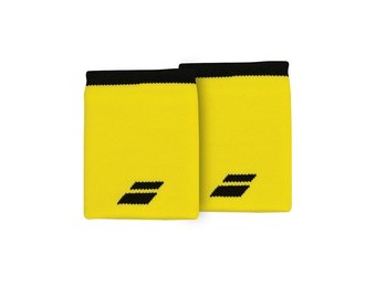 Babolat Logo Jumbo Wristband x2 (Blazing Yellow/Black)