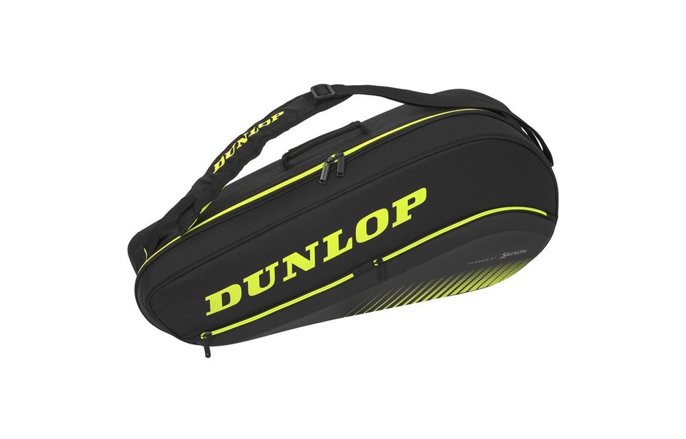 Dunlop SX Performance Thermo 3 Pack Racquet Bag (Black/Yellow)