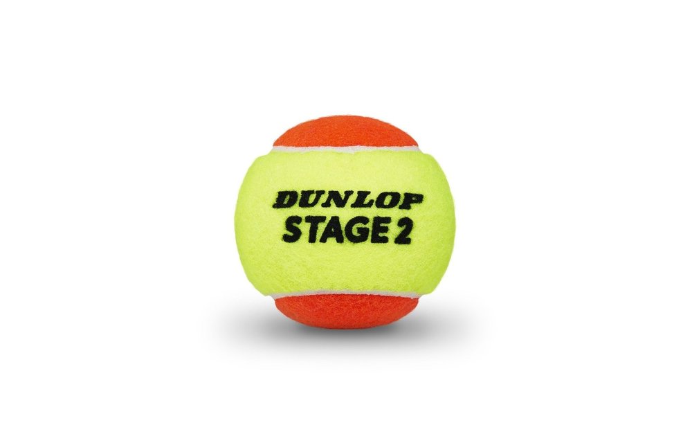 Dunlop Stage 2 Orange Tennis Balls – (Case 24 Cans)