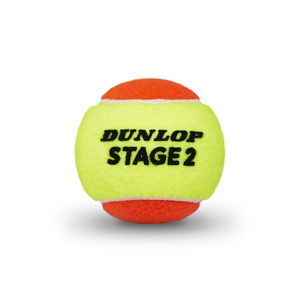 Dunlop Stage 2 Orange Junior Tennis Balls – (Case 24 Cans)