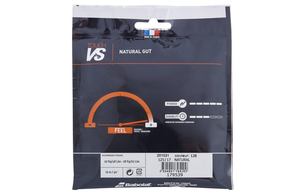 Babolat Touch VS 125 17 Tennis String Natural MatchpointStore