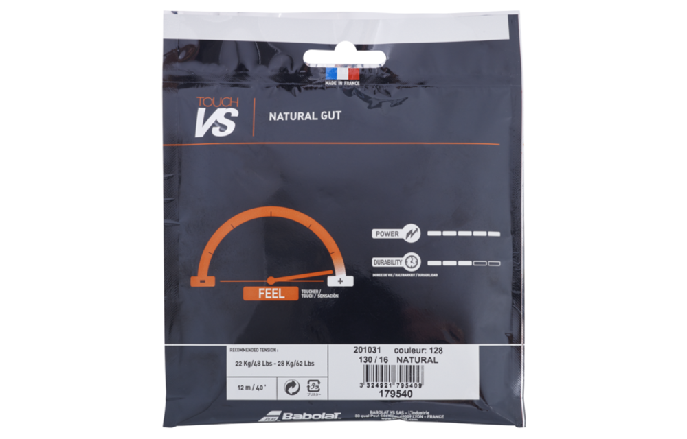 Babolat Touch VS 130 16 Tennis String Natural MatchpointStore