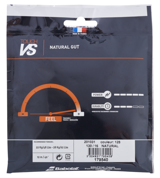 Babolat Touch VS 130/16 Tennis String (Natural)