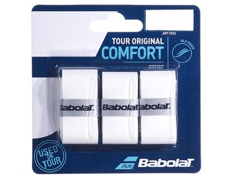 Babolat Tour Original Overgrip x3 (White)