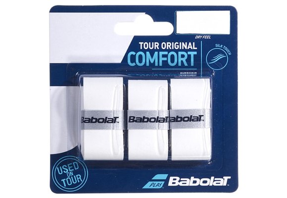 Babolat Tour Original Overgrip x3 (White)