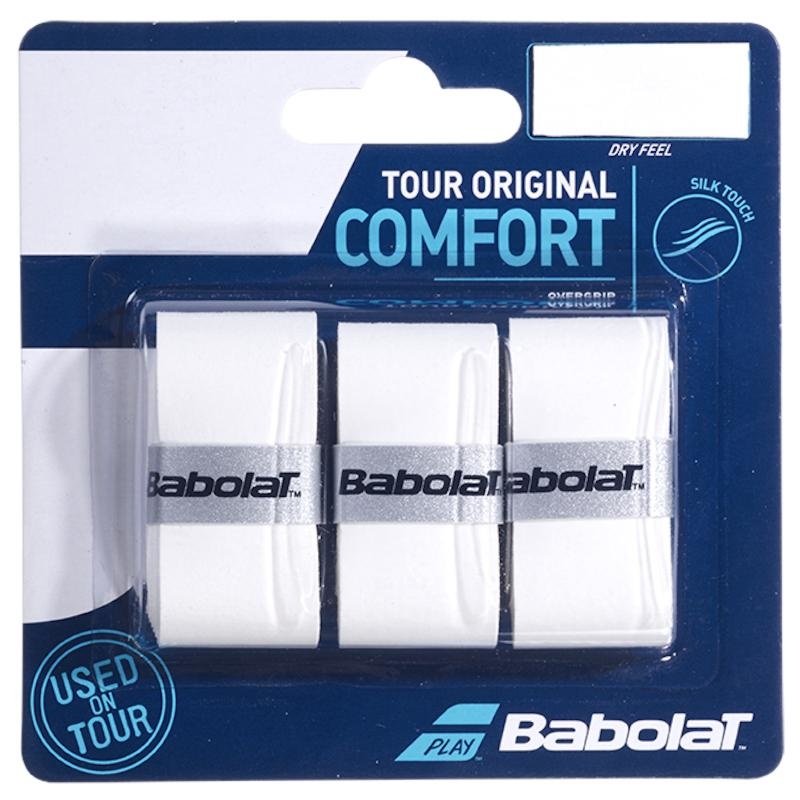 Babolat Tour Original Overgrip x3 (White)