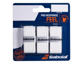 Babolat Pro Response Overgrip x3 (White)