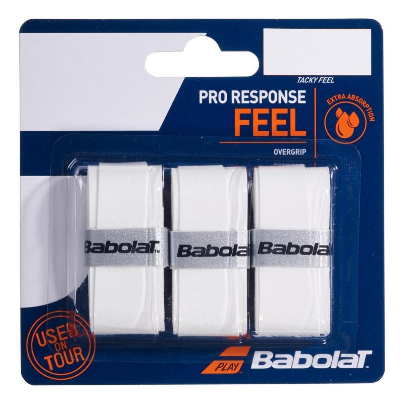 Babolat Pro Response Overgrip x3 (White)