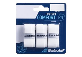 Babolat Pro Tour Overgrip x3 (White)
