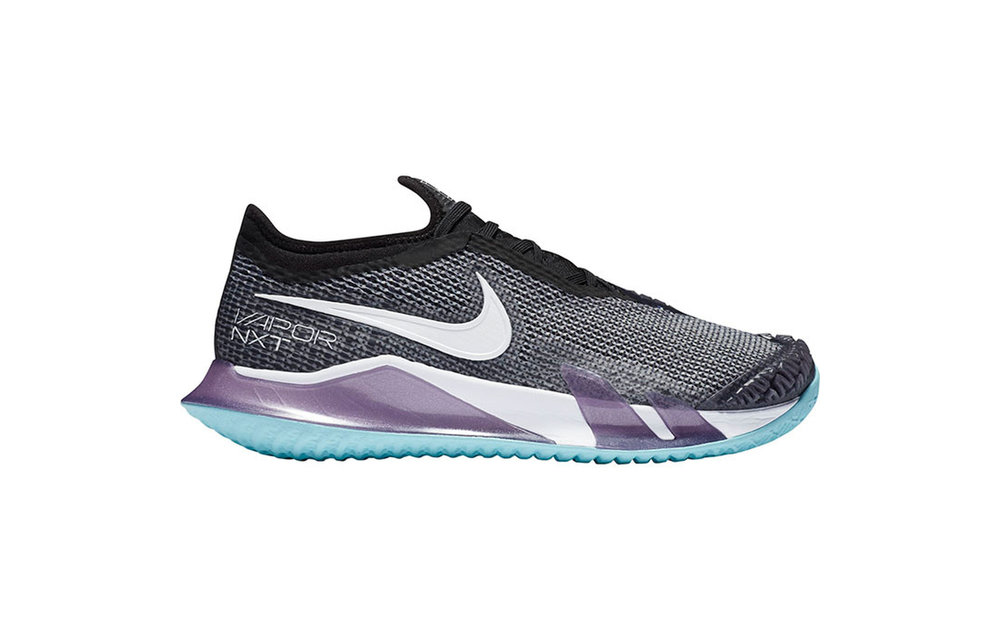 Nike React Vapor NXT HC Women's Tennis Shoe (Dark Raisin/White-Black-Copa)