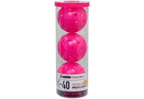 Franklin Pickleball X-40 Outdoor 3 Pack (Pink)
