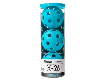 Franklin Pickleball X-26 Indoor 3 Pack (Blue)