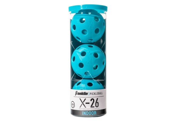 Franklin Pickleball X-26 Indoor 3 Pack (Blue)