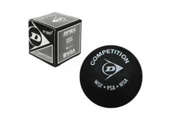 Dunlop Squash Ball Competition Yellow Dot