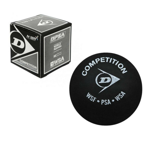 Dunlop Squash Ball Competition Yellow Dot