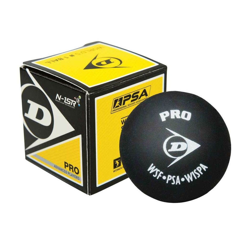 Dunlop Squash Ball Pro Double Yellow Dot