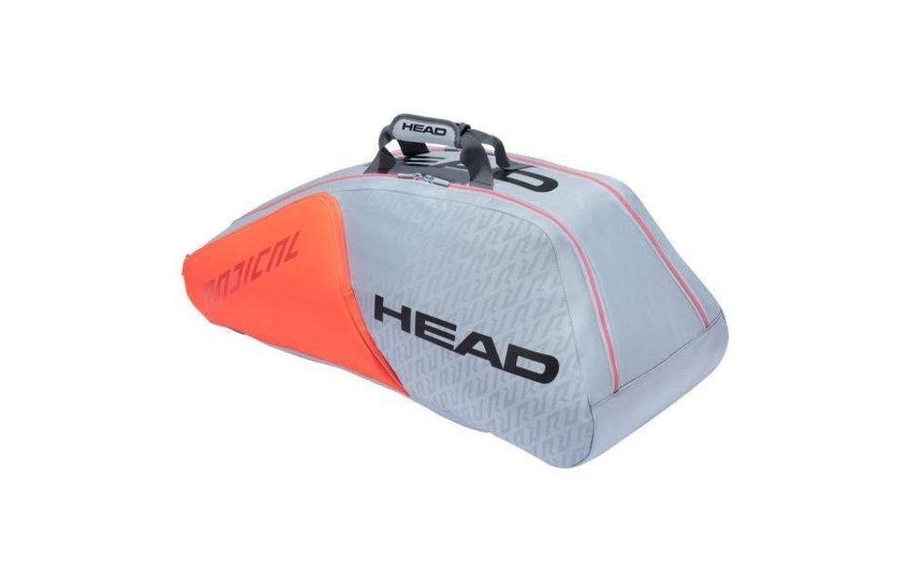 Head Radical Supercombi 9 Pack Racquet Bag (Grey/Orange)